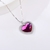 Picture of Great Value Purple 925 Sterling Silver Pendant Necklace with Full Guarantee