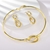 Picture of Hypoallergenic Dubai Gold Plated 2 Piece Jewelry Set at Super Low Price