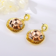 Picture of Nickel Free Multi-tone Plated Dubai Dangle Earrings with No-Risk Refund