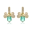 Show details for Amazing Big Gold Plated Dangle Earrings