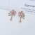 Picture of New Cubic Zirconia Copper or Brass Dangle Earrings