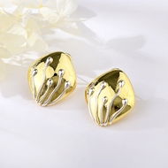 Picture of Dubai Gold Plated Stud Earrings of Original Design