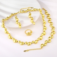 Picture of Dubai Gold Plated 4 Piece Jewelry Set with 3~7 Day Delivery