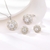 Picture of Stylish Small Platinum Plated 3 Piece Jewelry Set