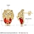 Picture of Delicate Gold Plated Stud Earrings with Wow Elements