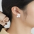 Picture of New Season White Copper or Brass Stud Earrings with SGS/ISO Certification