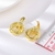 Picture of New Small Gold Plated Stud Earrings