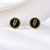 Picture of Classic Black Stud Earrings with 3~7 Day Delivery