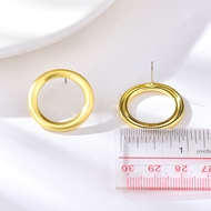 Picture of Brand New Gold Plated Classic Stud Earrings with SGS/ISO Certification