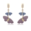 Show details for Luxury Purple Dangle Earrings with Fast Delivery