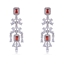 Show details for Copper or Brass Red Dangle Earrings at Super Low Price