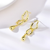 Picture of Bulk Gold Plated Dubai Dangle Earrings Exclusive Online