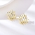 Picture of Hypoallergenic Gold Plated Dubai Stud Earrings with Easy Return