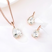 Show details for Bulk Rose Gold Plated Classic 2 Piece Jewelry Set Exclusive Online