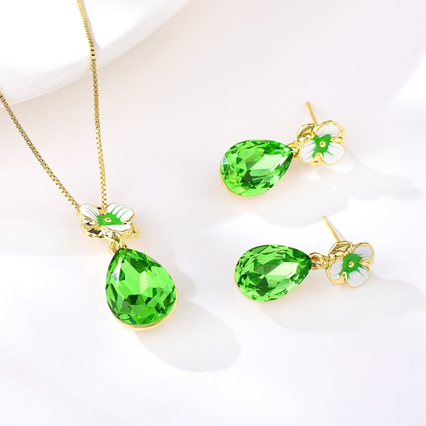 Picture of Great Artificial Crystal Classic 2 Piece Jewelry Set