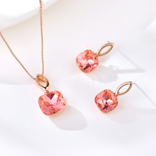 Show details for Classic Artificial Crystal 2 Piece Jewelry Set with Fast Delivery