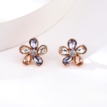 Show details for Buy Rose Gold Plated Zinc Alloy Stud Earrings in Flattering Style