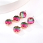 Show details for Shop Rose Gold Plated Artificial Crystal Dangle Earrings with Wow Elements