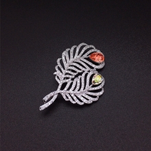 Show details for Zinc Alloy Platinum Plated Brooche with Speedy Delivery