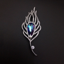 Show details for Platinum Plated Zinc Alloy Brooche with 3~7 Day Delivery