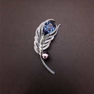 Show details for New Swarovski Element Medium Brooche