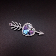 Show details for Shop Platinum Plated Medium Brooche Shopping