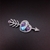 Picture of Shop Platinum Plated Medium Brooche Shopping
