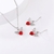 Picture of Fancy Small Love & Heart 2 Piece Jewelry Set