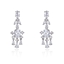Show details for Cheap Platinum Plated White Dangle Earrings Direct from Factory