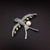 Picture of Sparkly Small Zinc Alloy Brooche