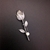 Picture of Platinum Plated Swarovski Element Brooche with Worldwide Shipping