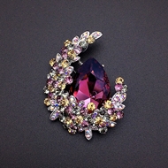 Show details for Trendy Colorful Swarovski Element Brooche Factory Direct