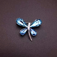 Show details for Zinc Alloy Platinum Plated Brooche From Reliable Factory