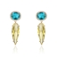 Show details for Fast Selling Yellow Copper or Brass Dangle Earrings from Editor Picks
