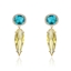 Show details for Fast Selling Yellow Copper or Brass Dangle Earrings from Editor Picks