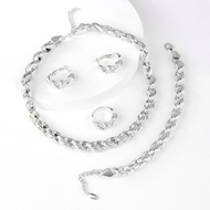 Picture of Zinc Alloy Dubai 4 Piece Jewelry Set in Flattering Style
