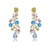Picture of Low Cost Gold Plated Copper or Brass Dangle Earrings with Price