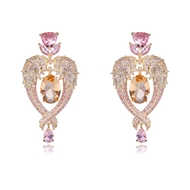 Picture of Shop Gold Plated Big Dangle Earrings with Price