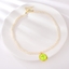 Show details for Funky Medium Yellow Short Chain Necklace