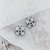 Picture of Gunmetal Plated Classic Stud Earrings Online Shopping