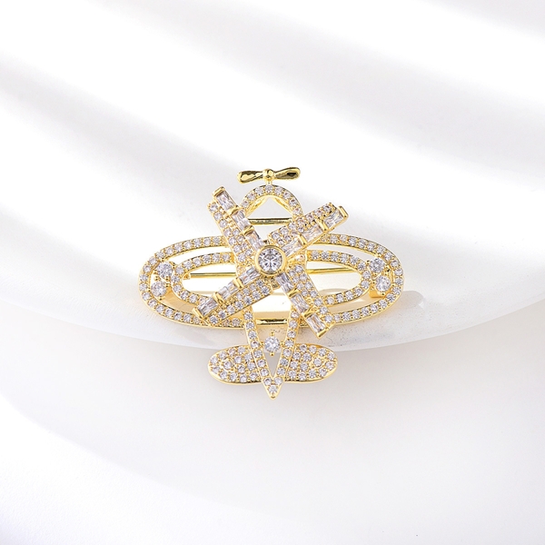 Picture of Popular Cubic Zirconia White Brooche