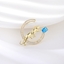 Show details for Delicate Blue Brooche for Her