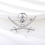 Show details for Delicate Platinum Plated Brooche in Bulk
