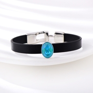 Show details for Impressive Blue Zinc Alloy Fashion Bracelet with Low MOQ