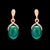 Picture of Zinc Alloy Green Dangle Earrings from Certified Factory