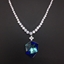 Show details for Zinc Alloy Platinum Plated Short Chain Necklace with Full Guarantee