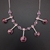 Picture of Irresistible Purple Platinum Plated Short Chain Necklace For Your Occasions