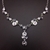 Picture of Designer Platinum Plated White Short Chain Necklace with No-Risk Return