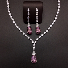 Show details for Nickel Free Platinum Plated Swarovski Element 2 Piece Jewelry Set from Certified Factory