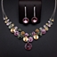 Show details for Low Cost Platinum Plated Colorful 2 Piece Jewelry Set with Low Cost